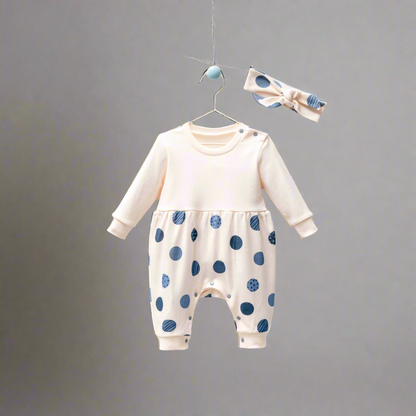 Romper & Headband Set - Starry Nights