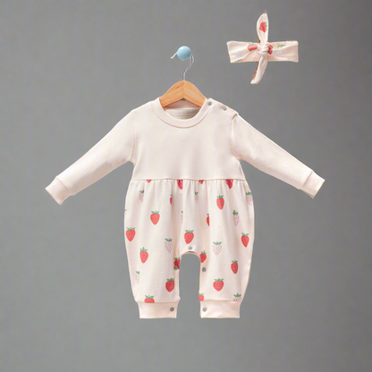 Romper & Headband Set - Berrylicious