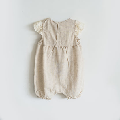 Laced Up Romper