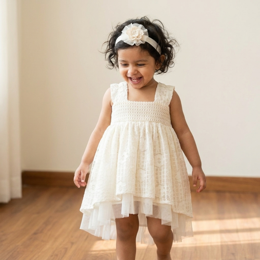 Floral Flirty Hi-Low Gown