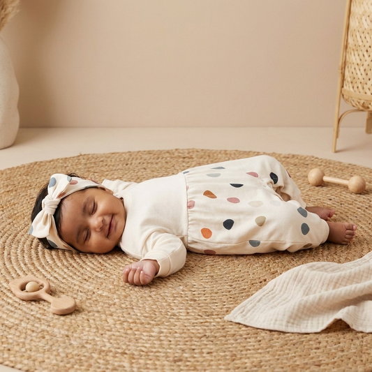Romper & Headband set - Little confetti