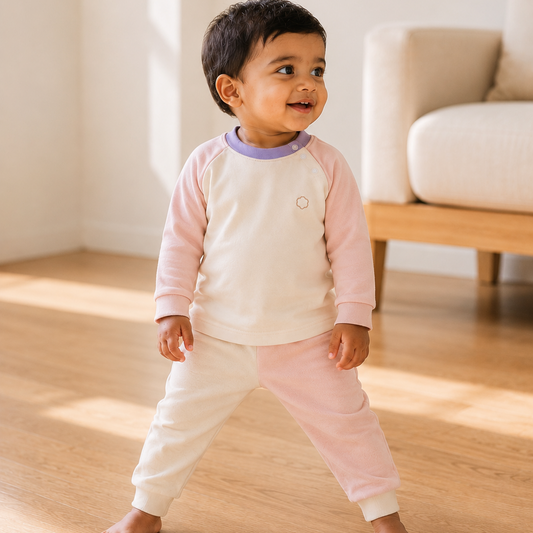 Snuggle Co-ord - Pink & Purple